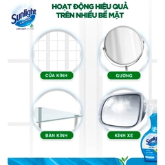 SUNLIGHT Nước Lau Kính Siêu Nhanh - Chai 520ml