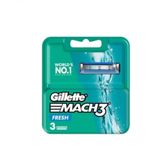 Lưỡi Dao Cạo Râu Gillette Mach 3 Fresh - Set 3 Lưỡi
