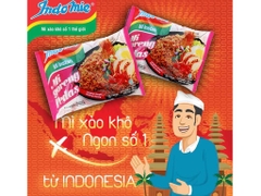 Mì Trộn Indomie Vị Cay Nồng - Gói 79g