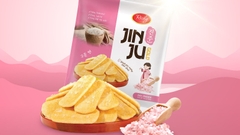 Bánh gạo Junju muối hồng - Túi 16 gói