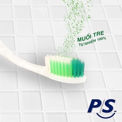 P/S bàn chải đánh răng lông tơ phủ muối tre chăm sóc nướu - Cái