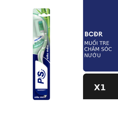 P/S bàn chải đánh răng lông tơ phủ muối tre chăm sóc nướu - Cái