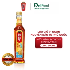 Nước mắm Nam Ngư Cá Cơm Tươi Cao cấp - Chai thuỷ tinh 500ml