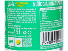 Nước ngọt có ga Sprite - Chai 1.5L