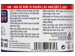 Nước tẩy bồn cầu & nhà tắm VIM diệt khuẩn - chai 500ml