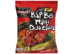 Mì Omachi Diamond bắp bò hầm dưa chua - Gói 121g
