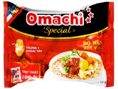 Mì Omachi special Bò hầm xốt vang - Gói 92g