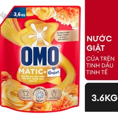 OMO Nước Giặt MG Cửa Trên Tinh Dầu N.Hoa Tinh Tế - Túi 3.6kg