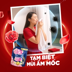 OMO nước giặt MG cửa trước ngăn ngừa mùi ẩm mốc 3,6kg
