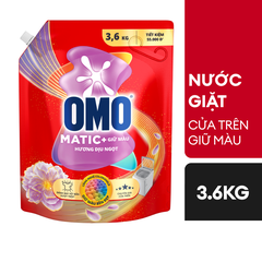OMO nước giặt cửa trên giữ màu - túi 3,6kg