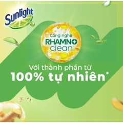 Sunlight nước rửa bát khử mùi tanh matcha Nhật - can 3.5L
