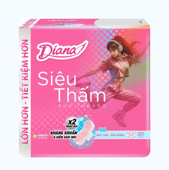Băng vệ sinh Diana Siêu thấm - 20 miếng
