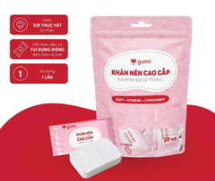 Gói 20 viên khăn mặt nén Gumi