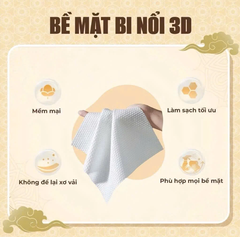 Khăn ướt bao sái Gumi - Bịch 30 tờ