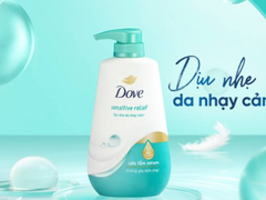 DOVE Sữa tắm serum không gây kích ứng - Chai 500g