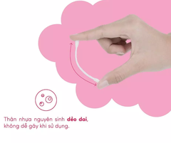 Tăm bông thân nhựa GumiKid - Hộp 180 chiếc