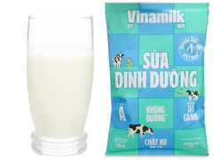 Sữa Dinh Dưỡng Vinamilk Không Đường - Túi 220ml