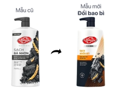 LIFEBUOY Sữa tắm Sạch Bã Nhờn Than HoạtTính Cám Gạo - chai 800g