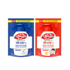 LIFEBUOY Nước Rửa Tay Vitamin Sữa Dưỡng Ẩm - túi 400g