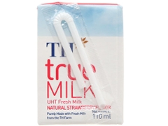 Sữa tươi tiệt trùng TH TrueMilk Dâu - Hộp 180ml