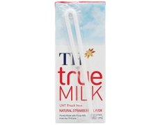 Sữa tươi tiệt trùng TH TrueMilk Dâu - Hộp 180ml