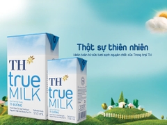 Sữa tươi tiệt trùng TH Truemilk ít đường  - Hộp 110ml