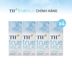 Sữa Tươi Tiệt Trùng TH Truemilk Nguyên Chất - Hộp 180ml