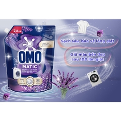 OMO Nước Giặt MG Cửa Trước Hương Hoa Oải Hương Thư Thái - Túi 2.8kg