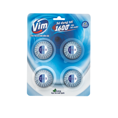 VIM Viên Thả Vệ Sinh Bồn Cầu Hương Bạc Hà 180g - vỉ 6 viên