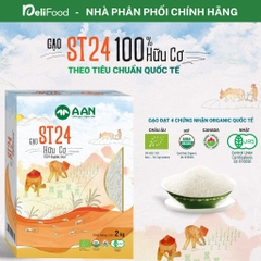 Hộp Gạo ST Hữu Cơ chính hãng - An toàn, cao cấp, Nấu cơm mẹ bầu, Nấu ăn dặm cho bé - Tiêu chuẩn Nhật