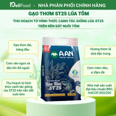 Gạo ST25 Lúa Tôm AAN Chính Hãng - Gạo ngon số 1 thế giới, Đặc sản Sóc Trăng