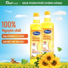 Dầu ăn Simply Chai 1L