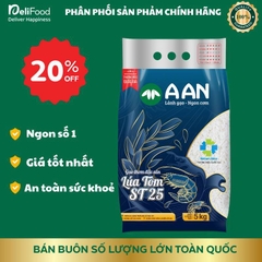Gạo ST25 Lúa Tôm AAN Chính Hãng - Gạo ngon số 1 thế giới, Đặc sản Sóc Trăng