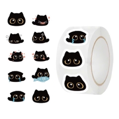40 miếng dán Sticker mèo dễ thương trang trí