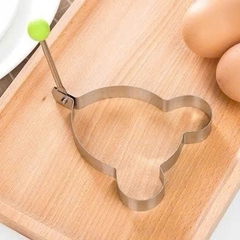 Khuôn rán trứng ốp la, Bánh - Khay chiên tạo nhiều hình cute có núm cầm