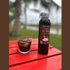 Chai cafe chín cây - pha phin nguyên chất uống liền
