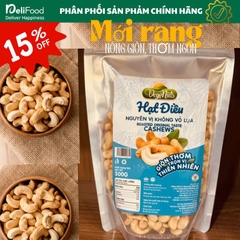 Hạt Điều Rang Không Muối Cao cấp VegeNuts 500g – Giòn Thơm Tự Nhiên
