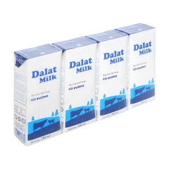 Sữa tươi tiệt trùng Dalat milk có đường  - Hộp 110ml