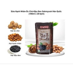 Sữa Đậu Đen Óc Chó Hạnh Nhân 195ml – Dinh Dưỡng Từ Hạt, Dịu Nhẹ Tốt Cho Sức Khỏe