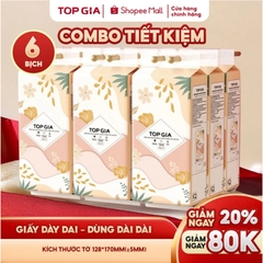 Topgia - Thùng khăn giấy ăn cao cấp 4 lớp dày dặn, mềm mịn