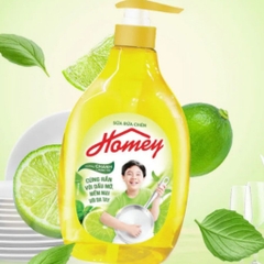 Sữa rửa chén Homey hương chanh - chai 480g