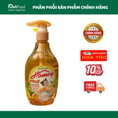 Sữa rửa chén Homey hương cam - chai 480g