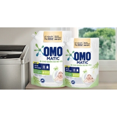 OMO Nước Giặt Cho Quần Áo Bé Yêu 3.6kg