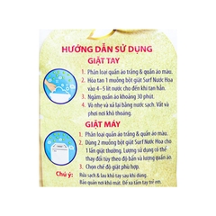 SURF Bột Giặt Hương Nước Xả Vải Ngát Hương Xuân - Túi 800g