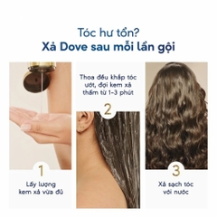 DOVE Kem Xả Serum Ceramide Phục Hồi Hư Tổn - chai 170g