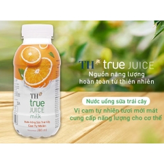 Nước sữa trái cây Cam TH - Chai 300ml