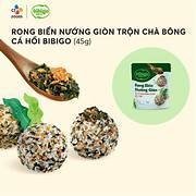Rong biển nướng giòn trộn chà bông cá hồi Bibigo (CJ) - gói 45g
