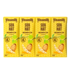 SỮA ĐẬU NÀNH ÓC CHÓ VINAMILK ít đường - HỘP 180ml