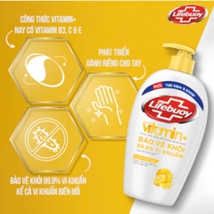 LIFE BUOY Nước rửa tay chanh khử mùi 450g