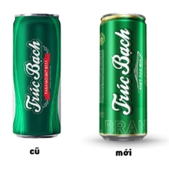 Bia Lon Trúc Bạch 330ml - Thùng 24